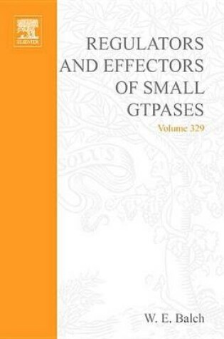 Cover of Regulators and Effectors of Small Gtpases, Part E