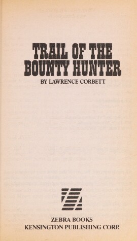 Book cover for Trail of the Bounty Hunter