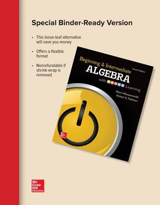 Book cover for Loose Leaf Beginning & Intermediate Algebra with Power Learning, 4e