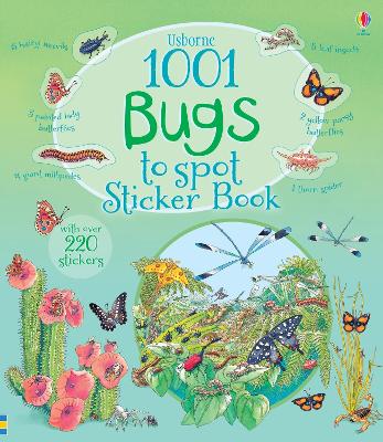 Book cover for 1001 Bugs to Spot Sticker Book