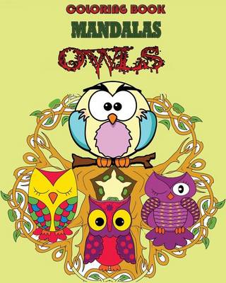 Book cover for Mandalas Owls Coloring Book