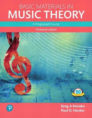 Cover of Basic Materials in Music Theory