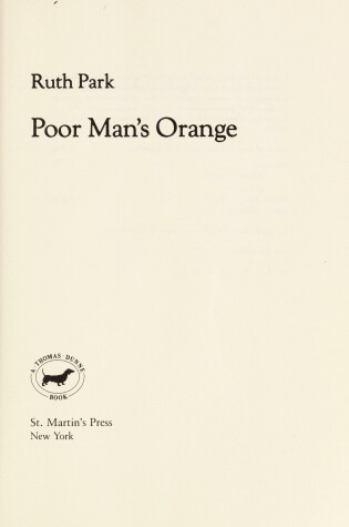 Cover of Poor Man's Orange