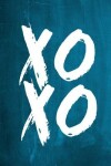 Book cover for Chalkboard Journal - XOXO (Aqua)