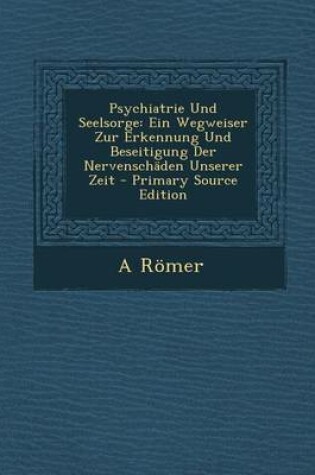 Cover of Psychiatrie Und Seelsorge