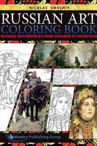 Cover of Russian Art Coloring Book