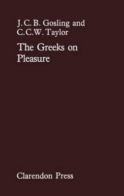 Book cover for The Greeks On Pleasure