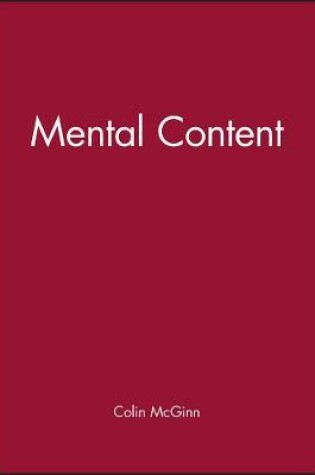 Cover of Mental Content