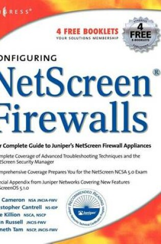 Cover of Configuring Netscreen Firewalls