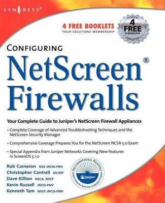 Book cover for Configuring Netscreen Firewalls