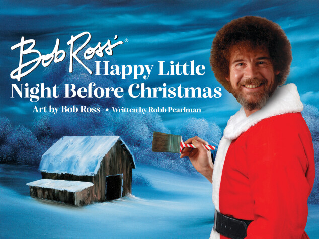 Book cover for Bob Ross' Happy Little Night Before Christmas