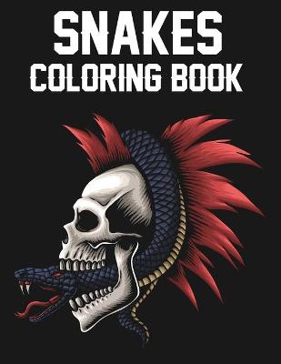 Book cover for Snakes Coloring Book