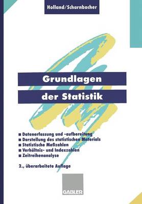 Book cover for Grundlagen Der Statistik