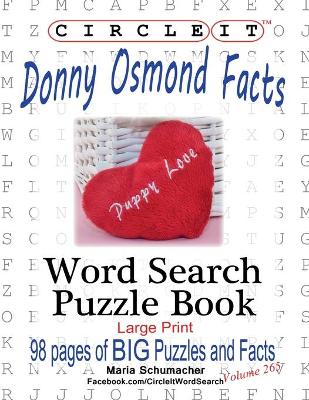 Book cover for Circle It, Donny Osmond Facts, Word Search, Puzzle Book