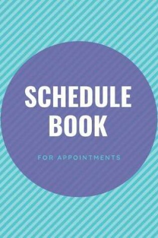 Cover of Schedule Book for Appointments
