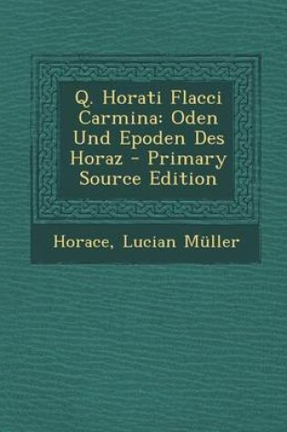 Cover of Q. Horati Flacci Carmina