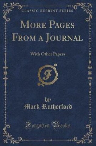 Cover of More Pages from a Journal