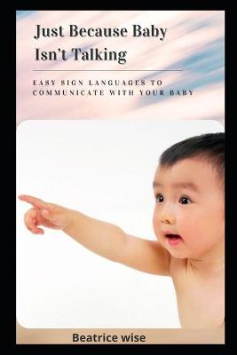 Book cover for Just Because Baby Isn't Talking