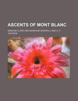 Book cover for Ascents of Mont Blanc