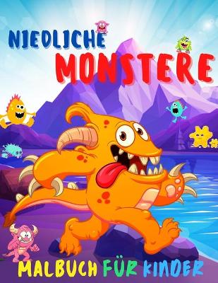 Book cover for Niedliche Monstere Malbuch für Kinder