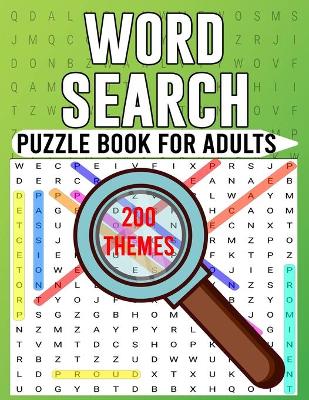 Book cover for Word Search Puzzle Book for Adults