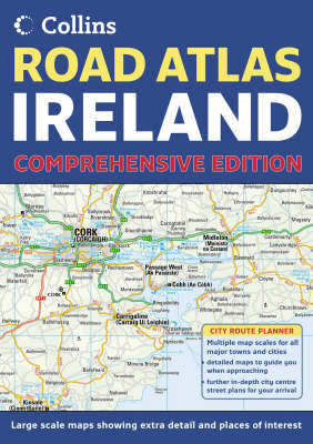 Book cover for Comprehensive Road Atlas Ireland