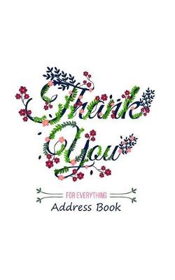 Book cover for Thank You Address Book Vol_a009