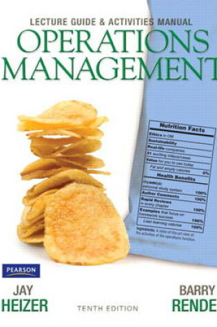 Cover of Lecture Guide and Activities Manual for Operations Management Flexible Edition