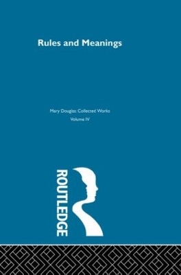 Book cover for Rules and Meanings