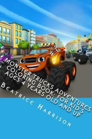 Cover of Monster Trucks Adventures Coloring Book