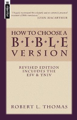 Book cover for How to Choose a Bible Version