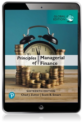 Book cover for Principles of Managerial Finance, Global Edition