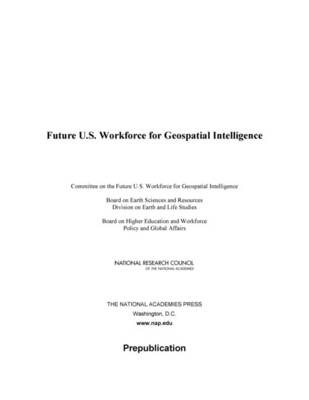 Book cover for Future U.S. Workforce for Geospatial Intelligence