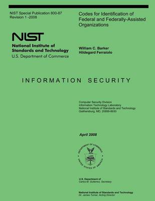 Book cover for Codes for Identification of Federal and Federally-Assisted Organizations