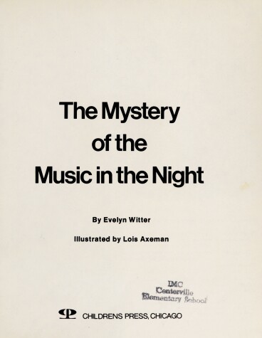 Book cover for The Mystery of the Music in the Night