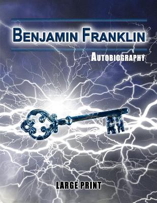 Book cover for Benjamin Franklin Autobiography - Large Print