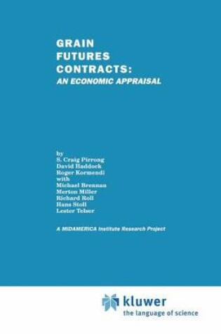 Cover of Grain Futures Contracts: An Economic Appraisal