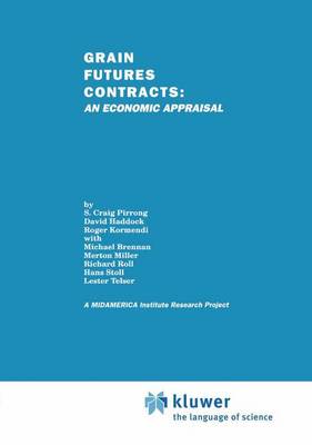 Book cover for Grain Futures Contracts: An Economic Appraisal