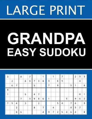 Book cover for Grandpa Easy Sudoku