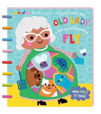 Book cover for THERE WAS AN OLD LADY WHO SWALLOWED A FLY