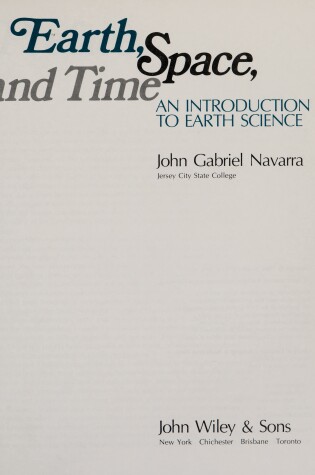 Cover of Earth, Space and Time