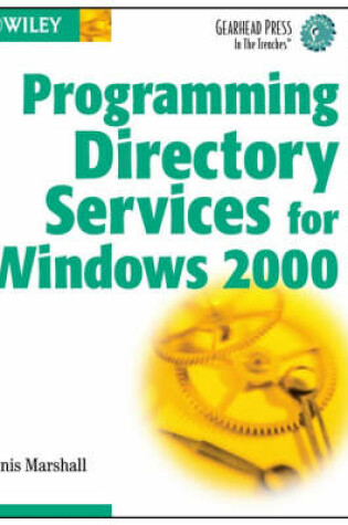 Cover of Programming Directory Services for Windows 2000