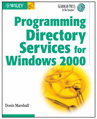 Cover of Programming Directory Services for Windows 2000