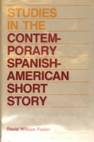 Cover of Studies in the Contemporary American Short Story