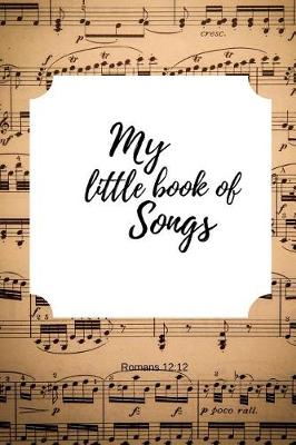 Book cover for My little book of Songs