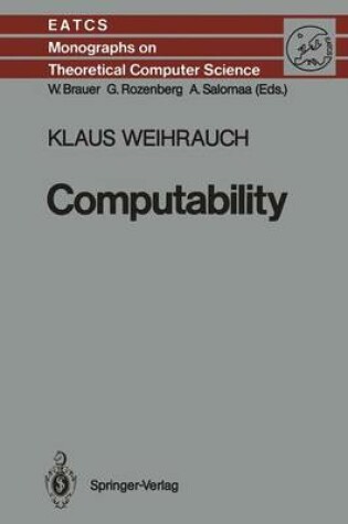 Cover of Computability