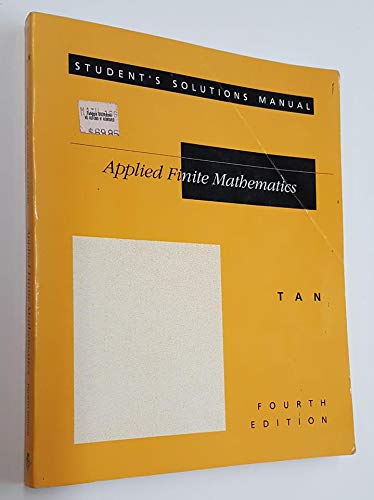 Cover of Applied Finite Mathematics