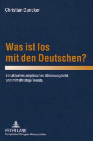 Cover of Was Ist Los Mit Den Deutschen?