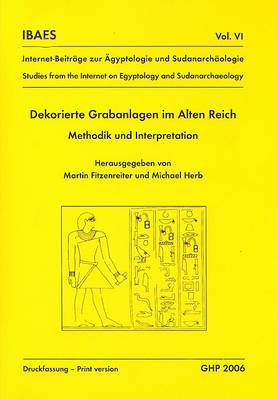 Book cover for Dekorierte Grabanlagen im Alten Reich