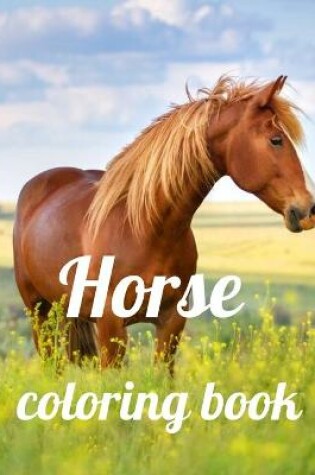 Cover of Horse coloring book